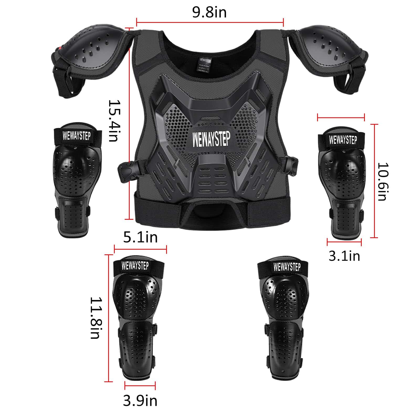 Equipo de Moto Infantil - Protector de Pecho para Motocross - Imagen 4