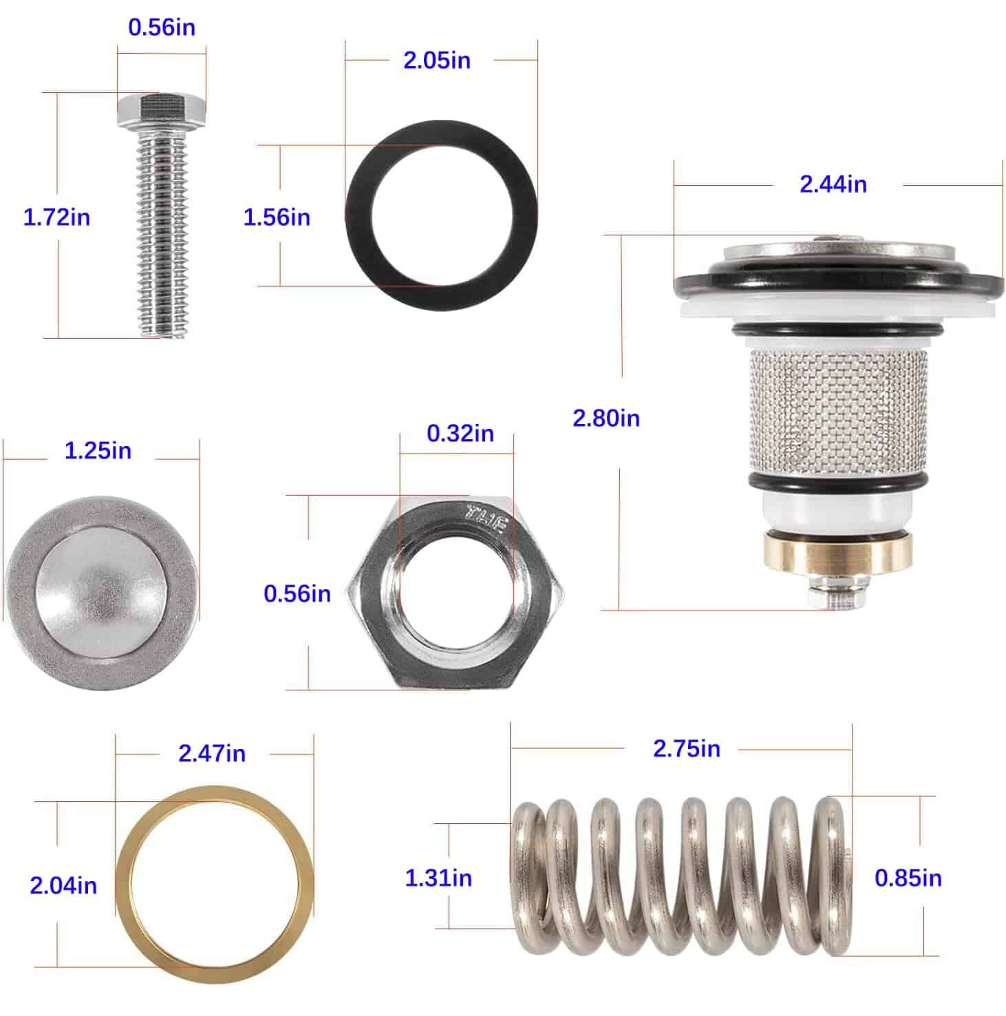 Kit de Reparación de Válvula Reductora de Presión - Imagen 8