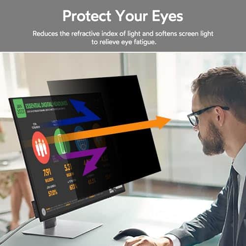 Filtro de pantalla de privacidad desmontable para - Imagen 5