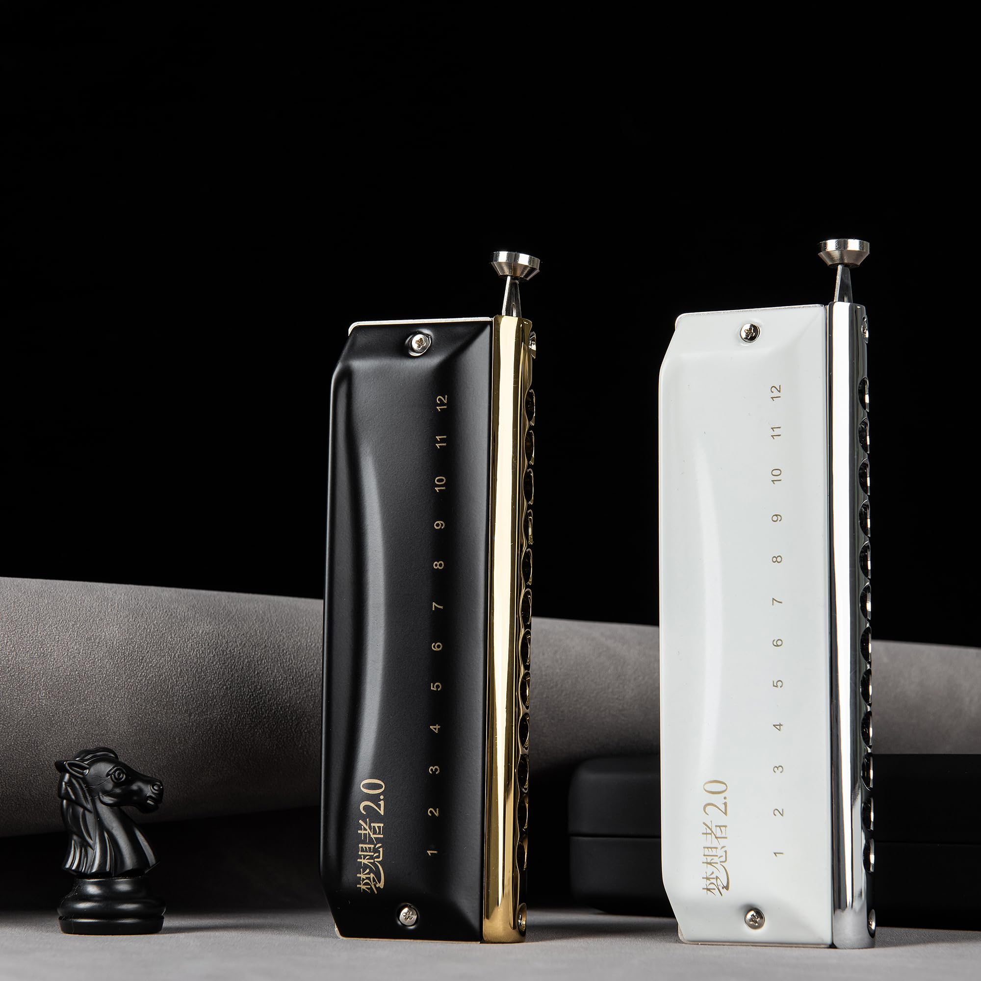 Armonica Cromática EAST TOP en Do Mayor de 12 Agujeros 48 - Imagen 7