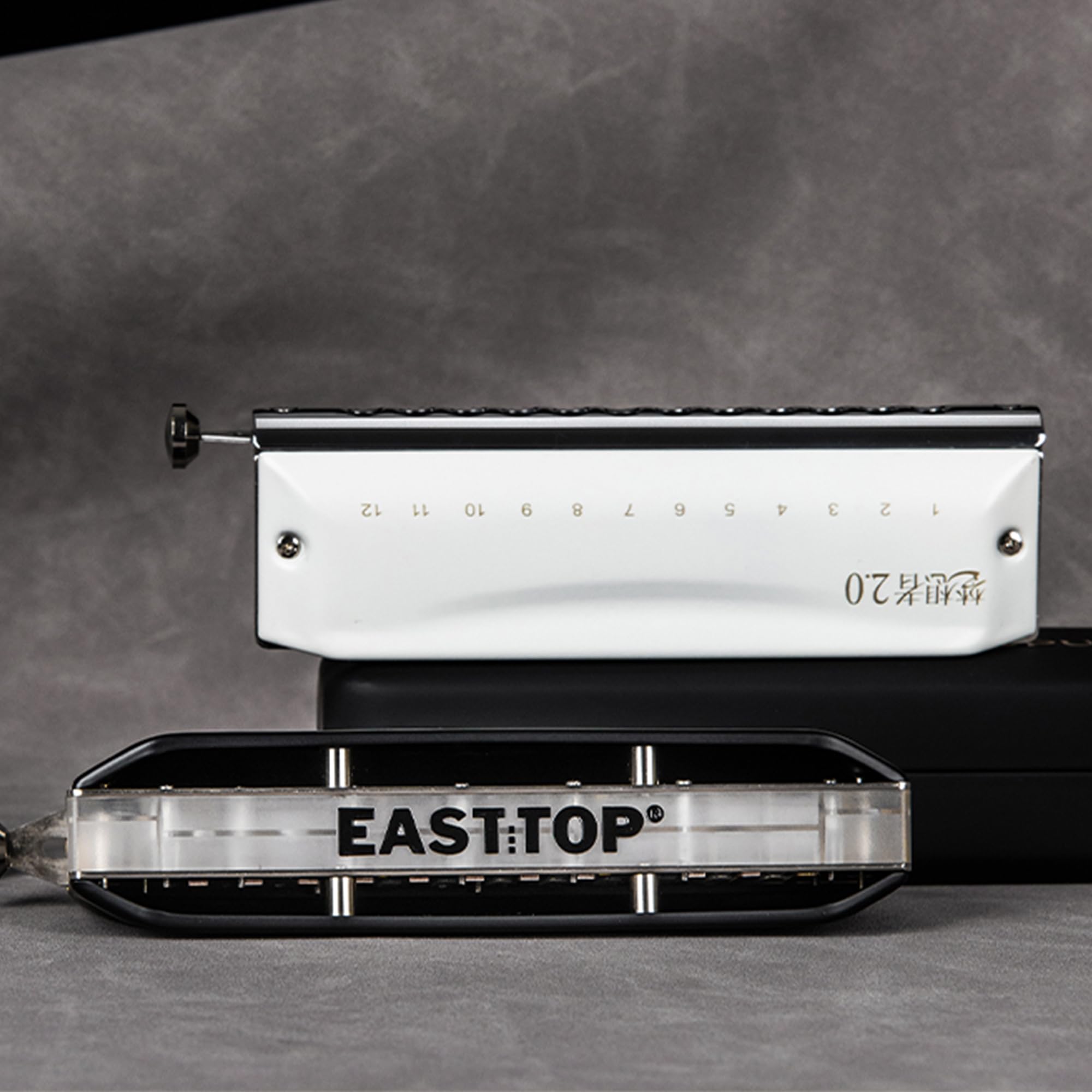 Armonica Cromática EAST TOP en Do Mayor de 12 Agujeros 48 - Imagen 6