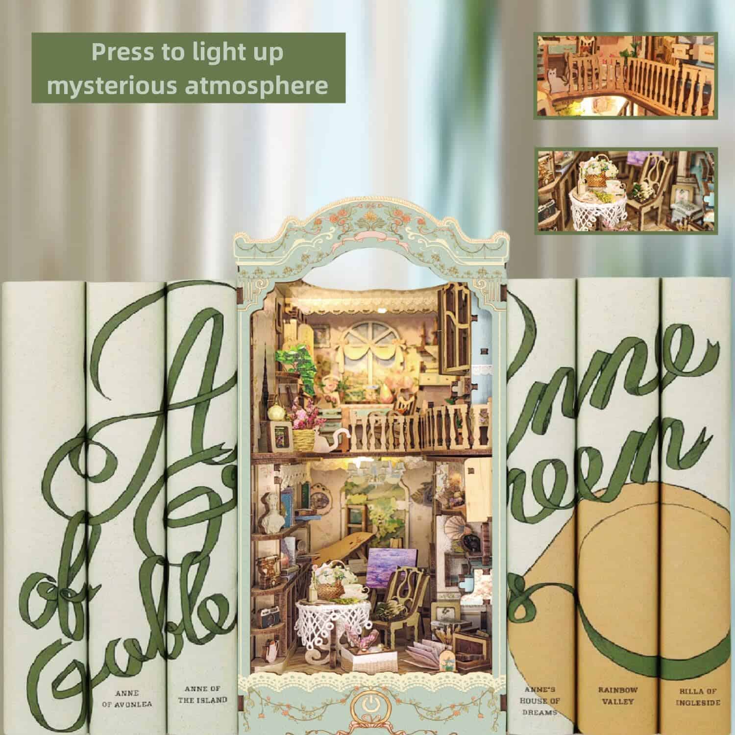 Kit de Libro Nook DIY ZHICONG - Estante de Libro Nook - Imagen 3