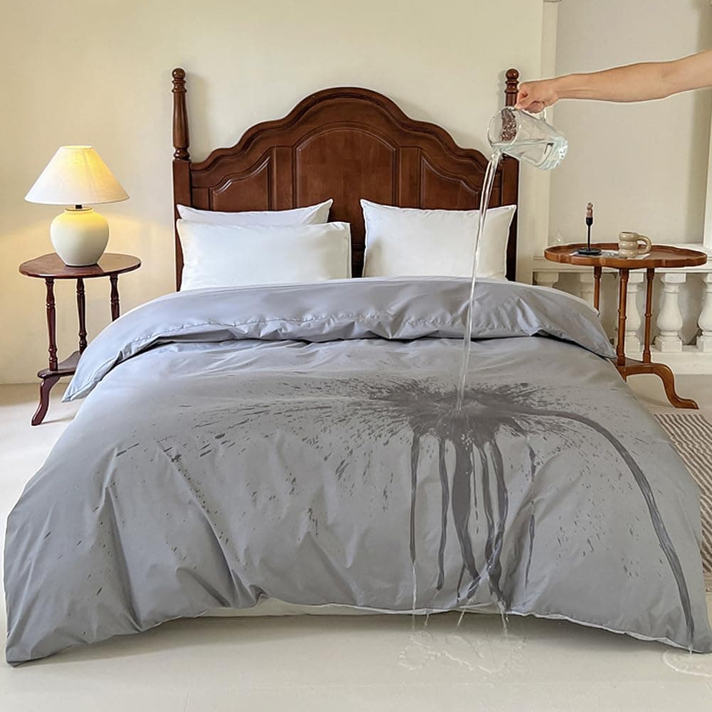 Funda Protectora Impermeable para Edredón de un Lado King,