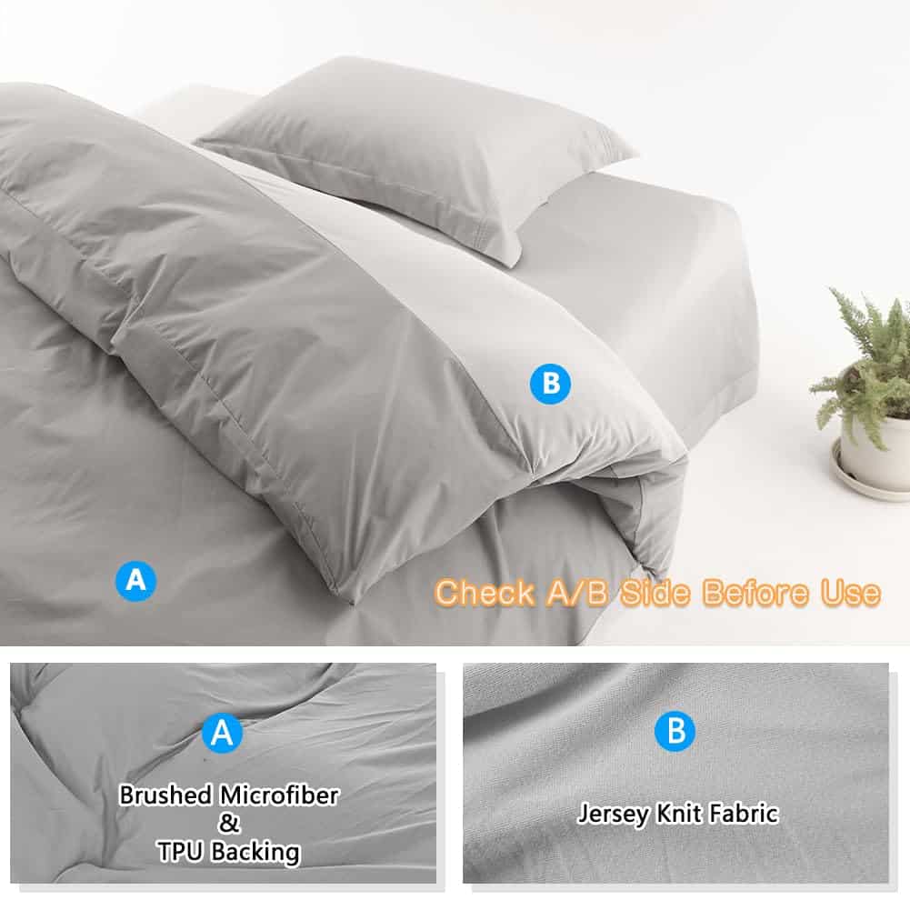 Funda Protectora Impermeable para Edredón de un Lado King, - Imagen 4