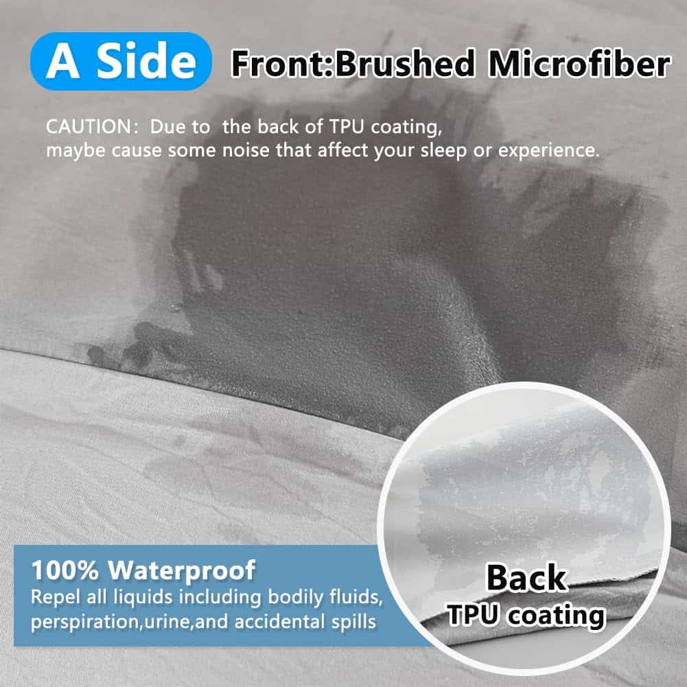 Funda Protectora Impermeable para Edredón de un Lado King, - Imagen 5