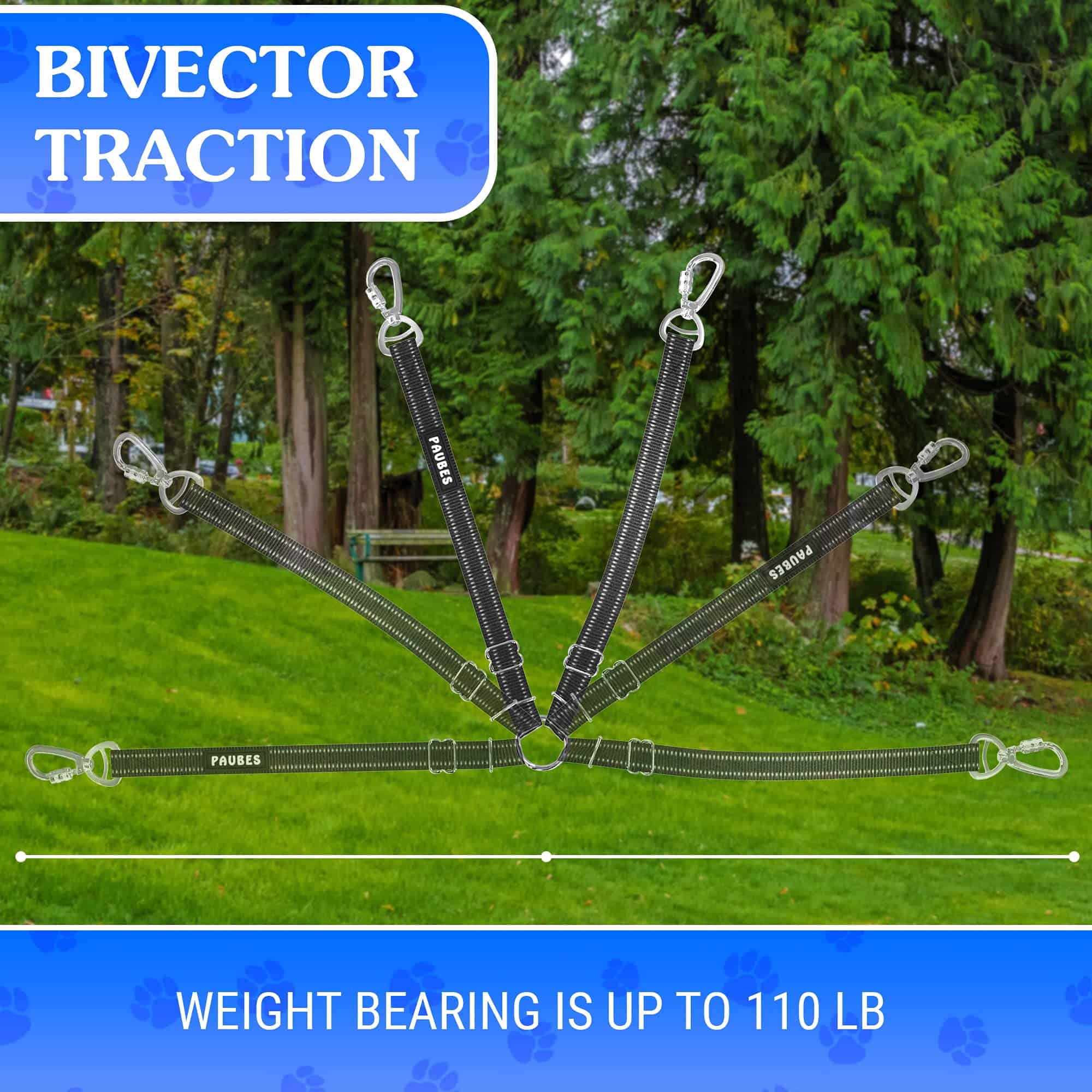 Correa Doble para Perros - Correa Larga Ajustable para - Imagen 8