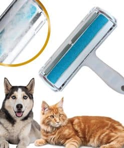 Rodillo recogedor de pelo de mascotas para gato, perro y