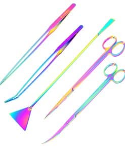 Mandala Crafts Kit de Herramientas de Aquascaping Arcoíris