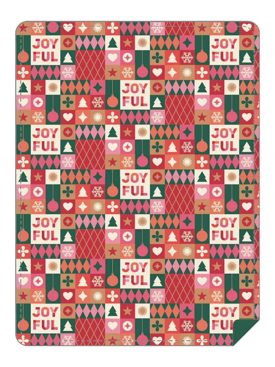 Manta de felpa de lujo BRIEF INSANITY Super Soft Fuzzy