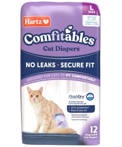 Pañales desechables para gatos Hartz, Talla L 12 unidades,