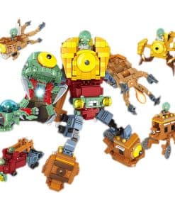 JHESAO 1 PCS Figuras de Acción de Ensamblaje de Plantas y