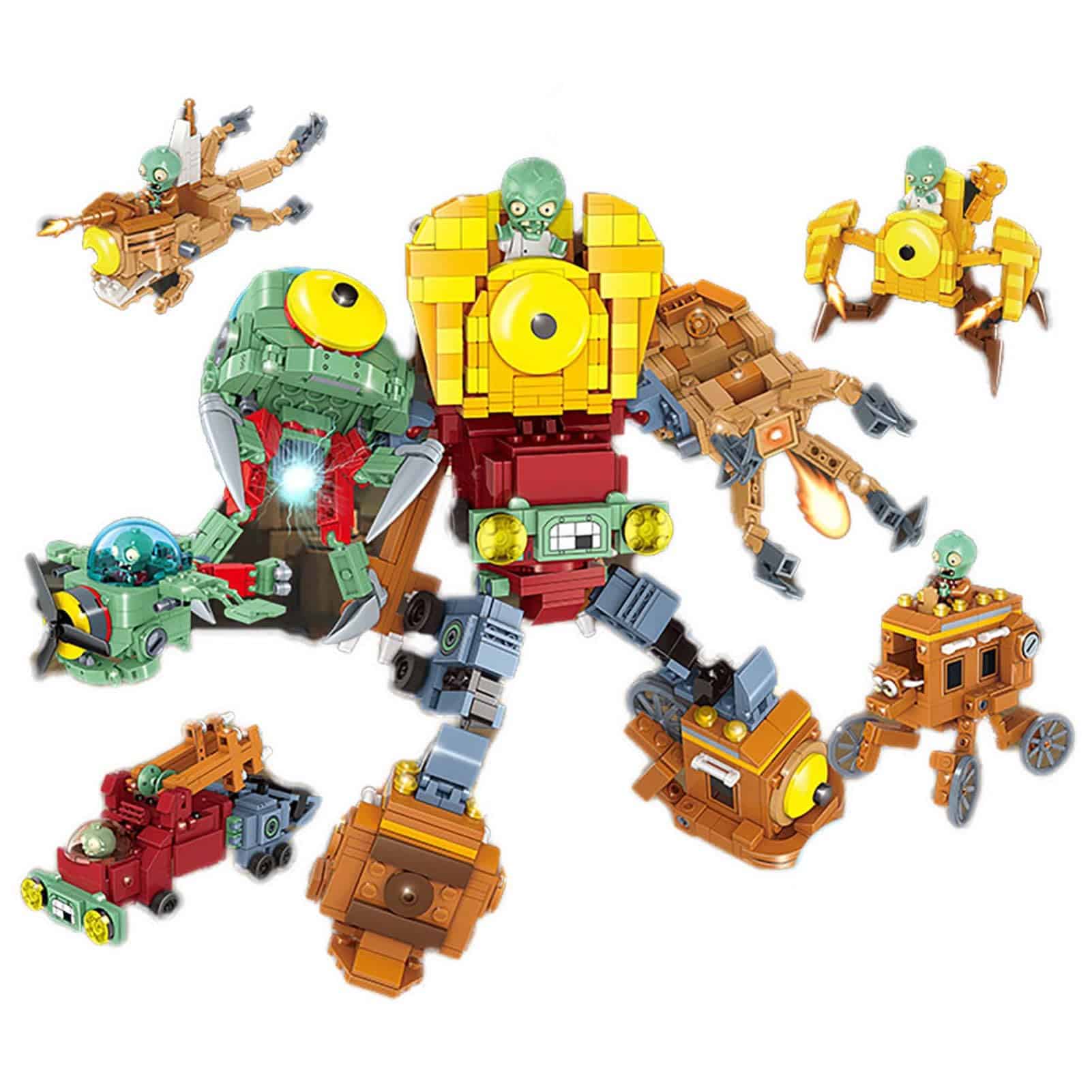 JHESAO 1 PCS Figuras de Acción de Ensamblaje de Plantas y