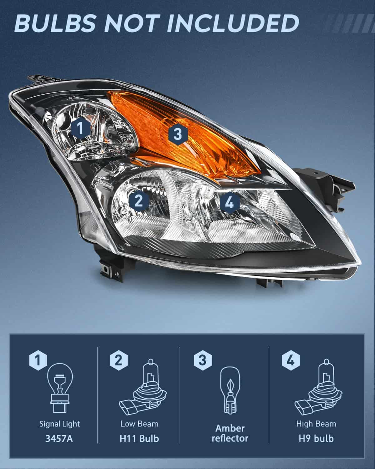 Nilight Conjunto de Faros Delanteros Compatible con 2007 - Imagen 3