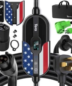 Cargador de vehículo eléctrico Tera para Tesla: Nivel 1 y 2