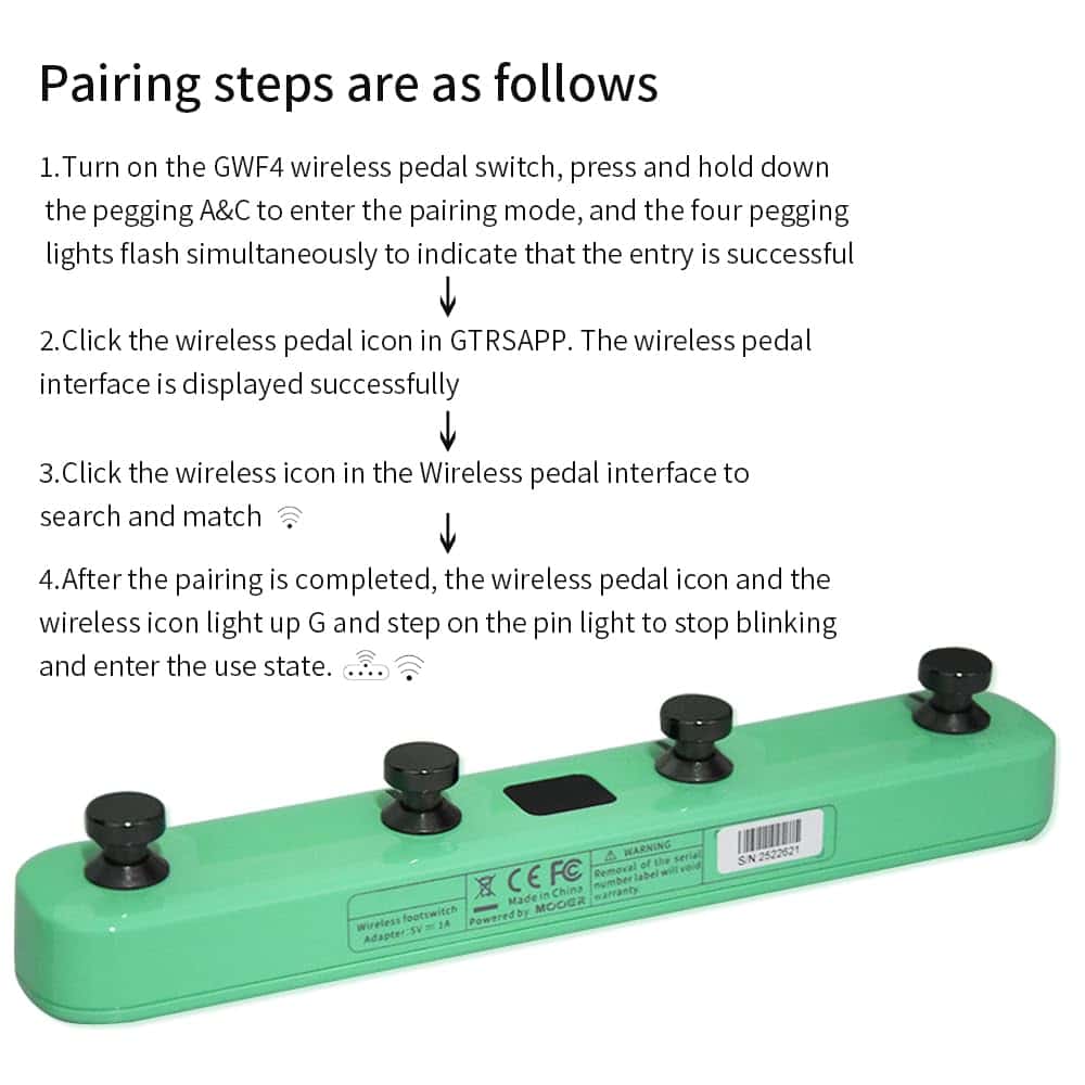 Controlador Inalámbrico de Pedales de Guitarra para Pedales - Imagen 5