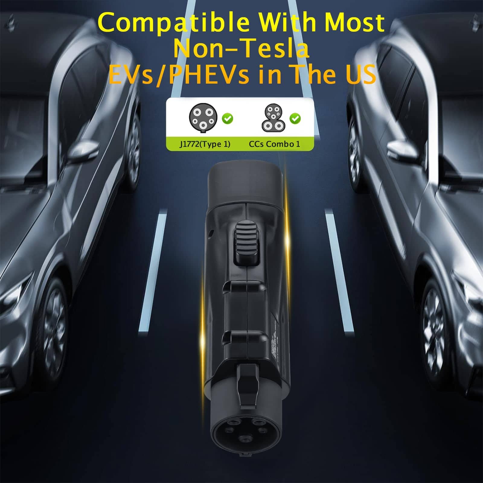 Adaptador de Tesla a J1772 Kipalm, Máx 60 Amp y 250V, - Imagen 8