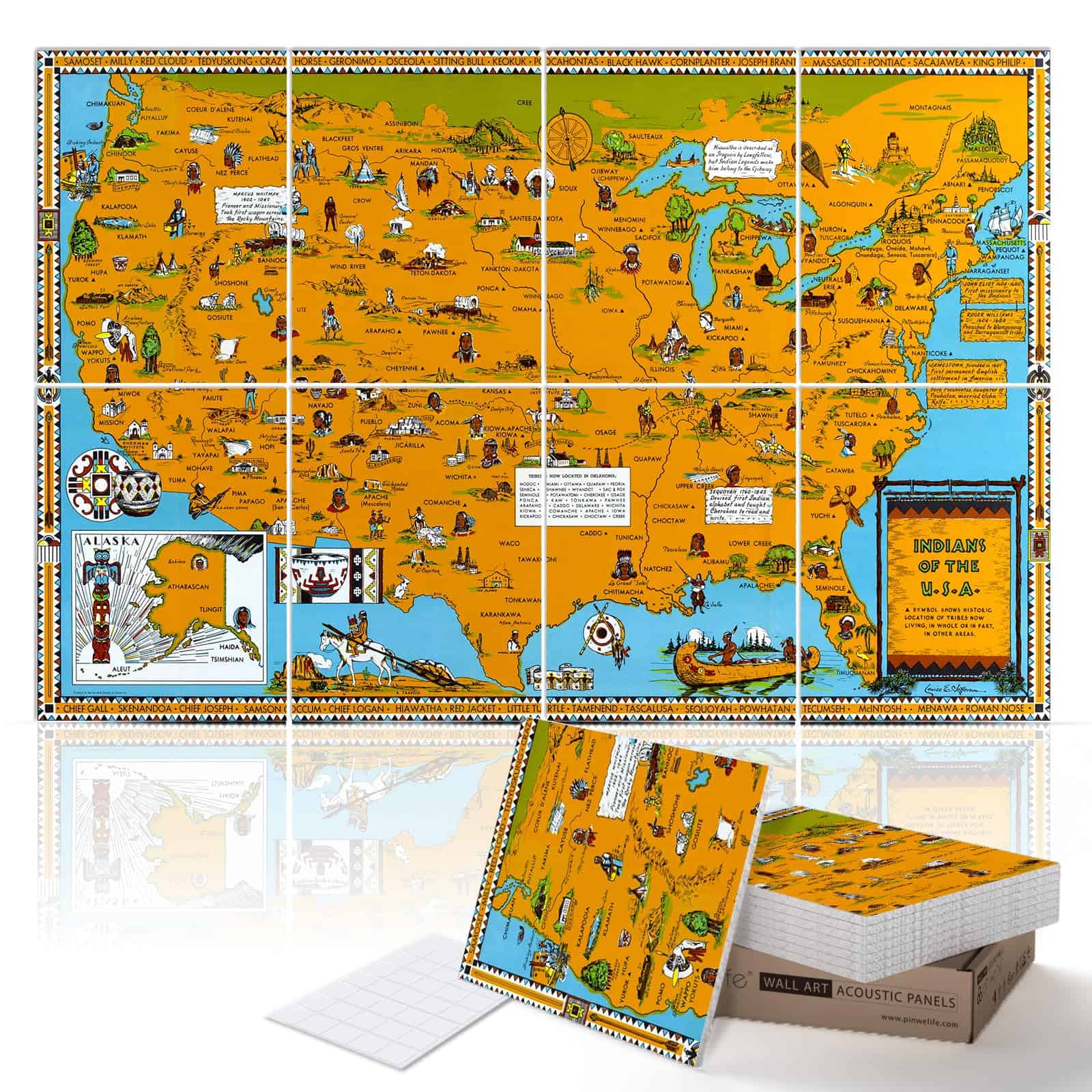 Paneles Acústicos de Pared PINWELIFE, Paneles Absorbentes