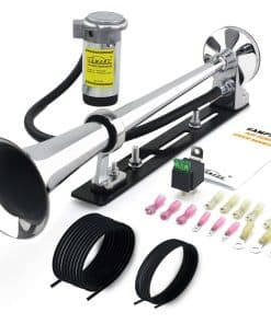 Claxon de Aire GAMPRO 12V 150DB con Kit de Soporte, 18