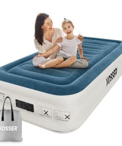 Colchón de Aire Gemelo VOSSER con Bomba -Verde