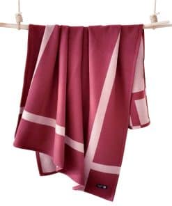 Manta y Mantas de Lana 90% Lana Manta Cálida Suave Mantas