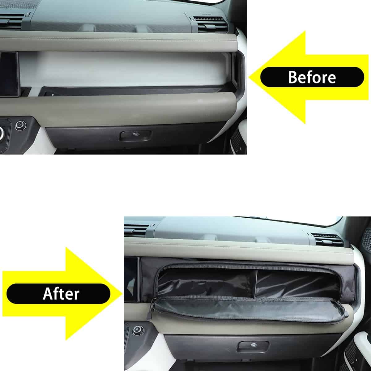 JONKOKO Bolsillo de Almacenamiento para Volante de Coche, - Imagen 3