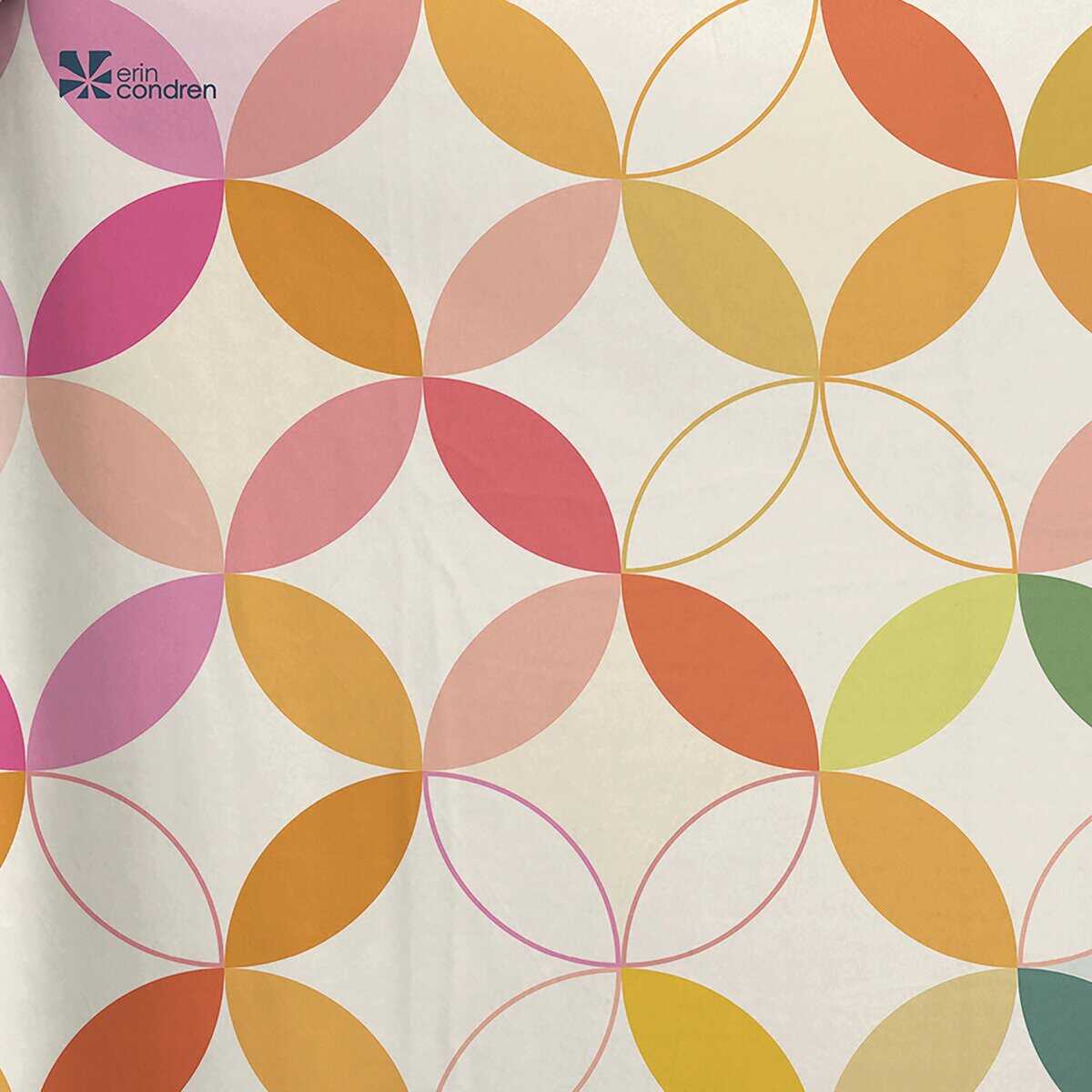 Manta de Sherpa Erin Condren 50x60 (Círculos de Mediados de - Imagen 4