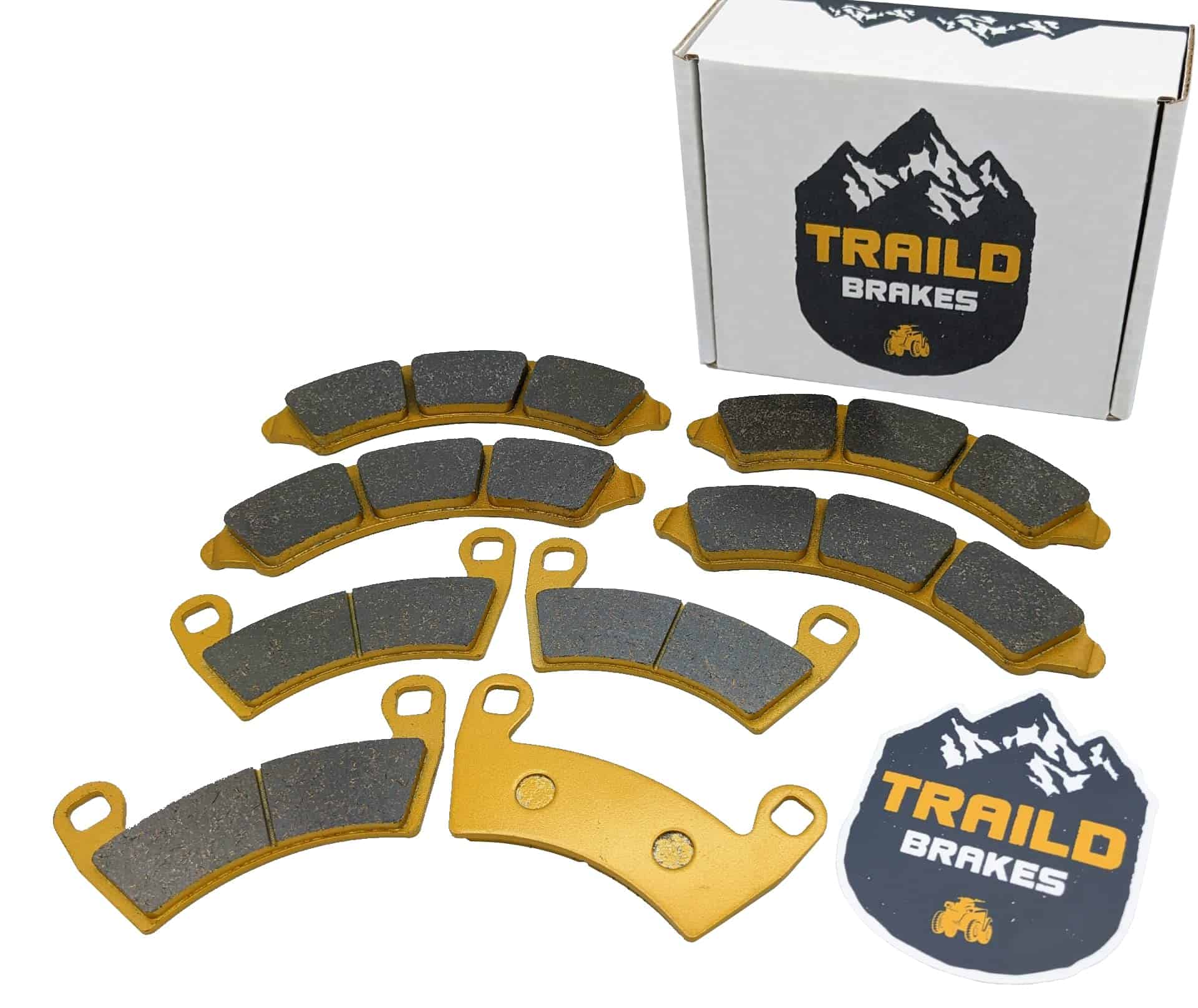 Conjunto de Pastillas de Freno Cerámicas Delanteras y