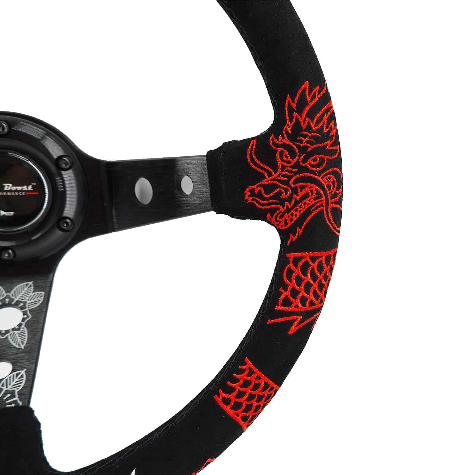 Volante Personalizado DRAGON TRACK READY 350mm Profundo 6 - Imagen 5