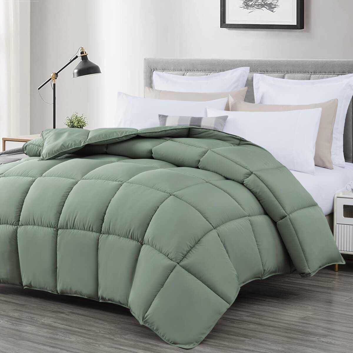 Edredón de Colcha Alternativa de Plumas Tamaño Queen Todo