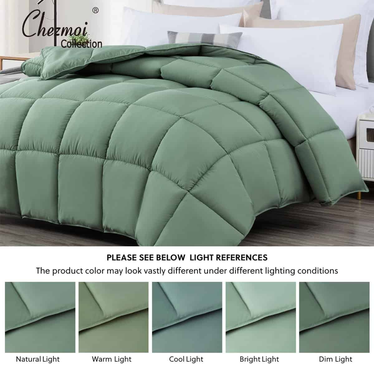 Edredón de Colcha Alternativa de Plumas Tamaño Queen Todo - Imagen 6