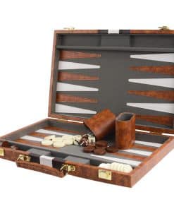 Juego de Gammon Vovotuzzi de 15" Marrón Juegos de Gammon