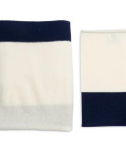 Manta de viaje de lujo de mezcla de cachemira y merino