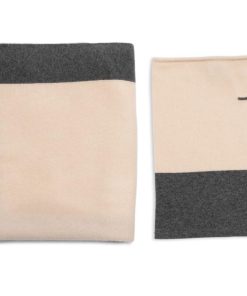 Jet&Bo lujosa manta de viaje de mezcla de cachemira y lana