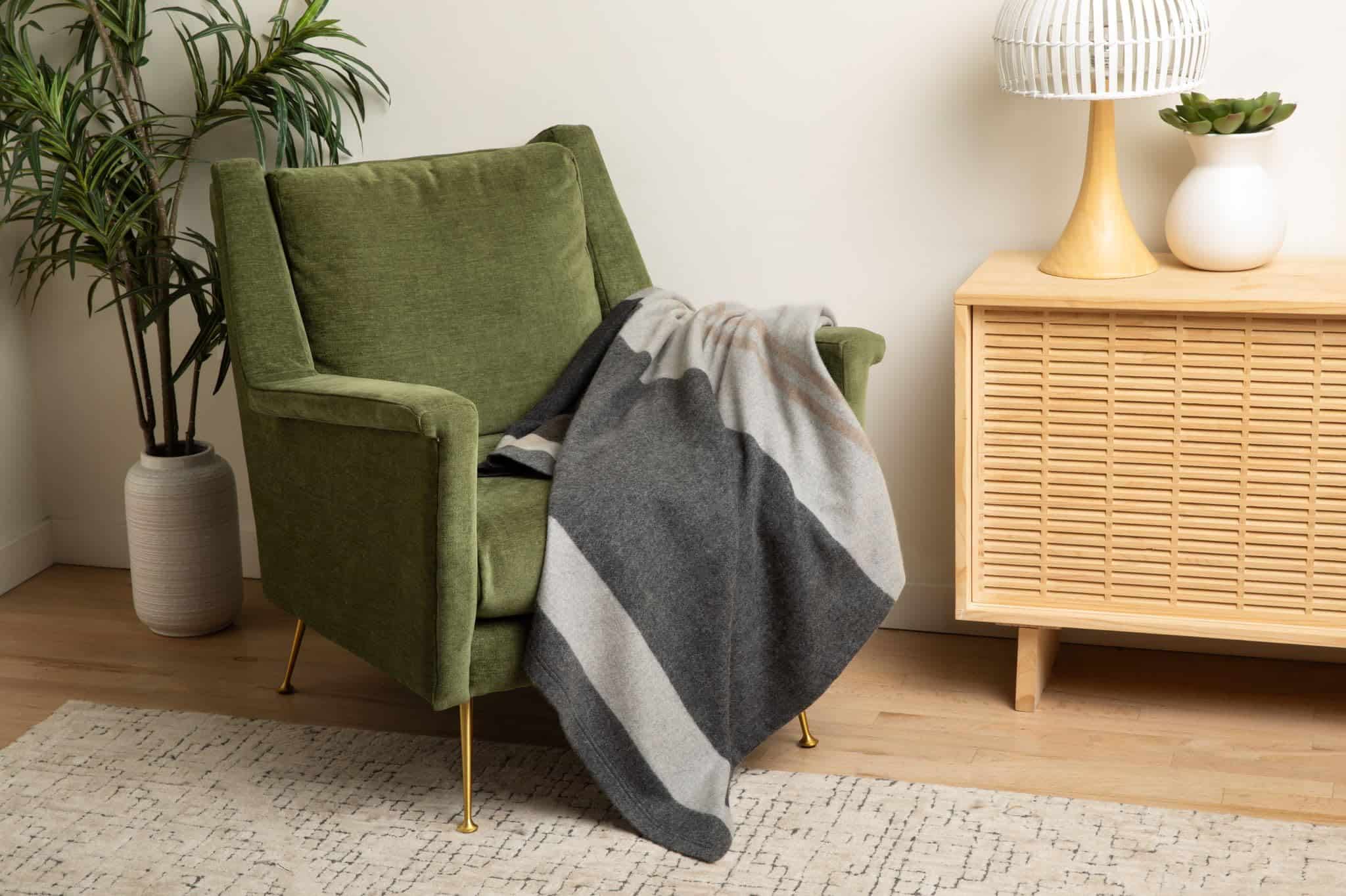 Manta de Lana de Cachemira Pura Jet&Bo Ultra Suave Mantel - Imagen 5