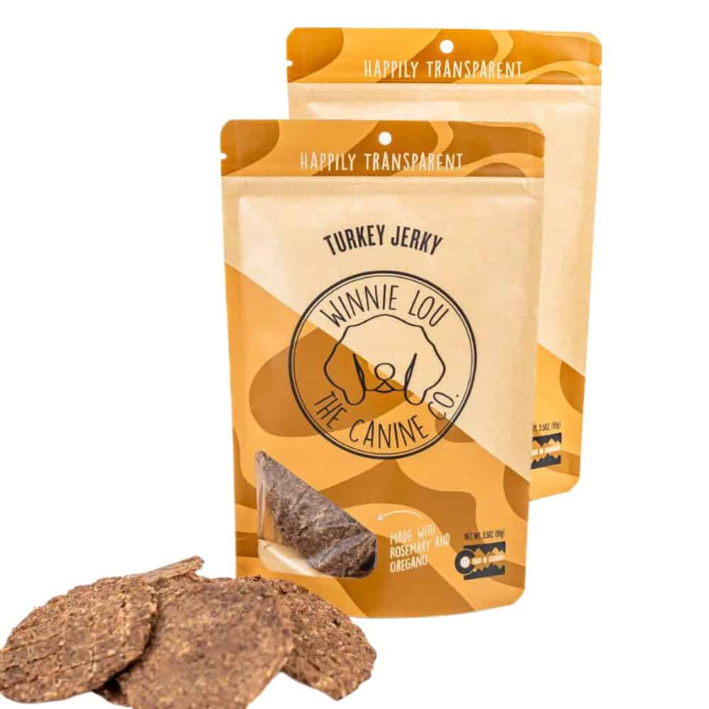 Winnie Lou Jerky Orgánico para Perros Hecho en los Estados
