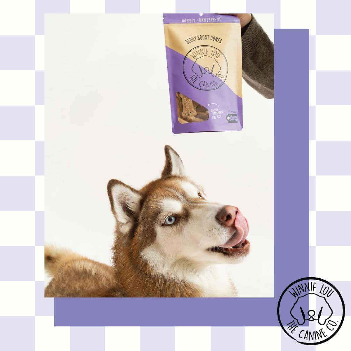 Premios para Perros Orgánicos Winnie Lou Berry Boost Bones - Imagen 3