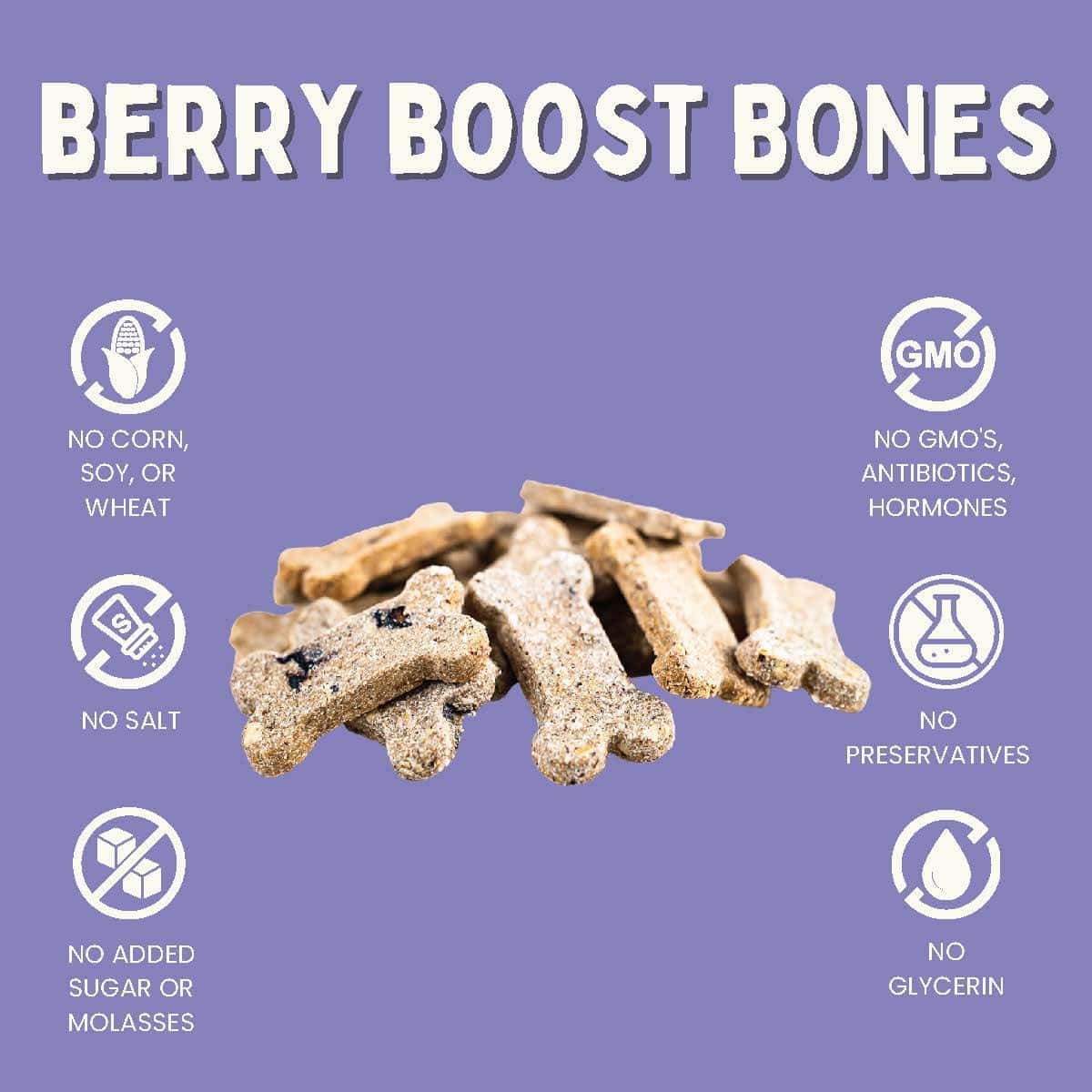 Premios para Perros Orgánicos Winnie Lou Berry Boost Bones - Imagen 5