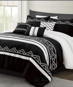 Juego de Comforter de 7 Piezas de Diseño Nativo Americano
