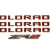 Emblemas Logo 3D para Puerta y Portón de Colorado ZR2 2021+