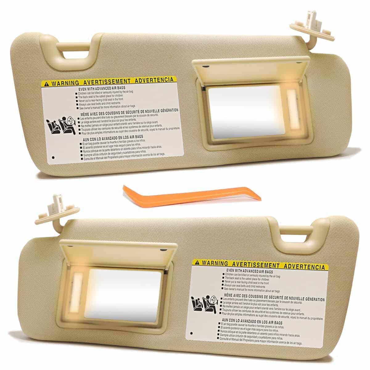 SENDSHINE Visera Solar Izquierda y Derecha para Toyota