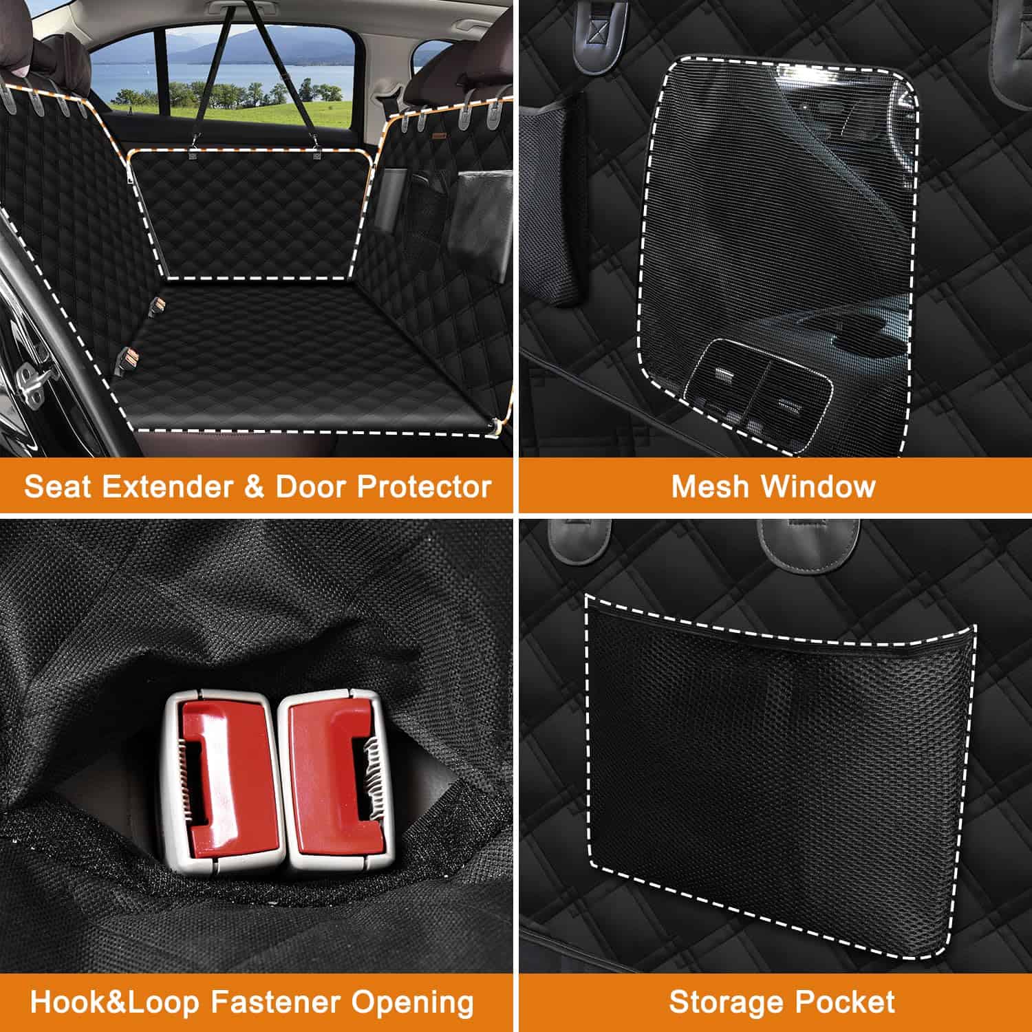 Extensor de Asiento Trasero para Perros Alfheim, Resistente - Imagen 4