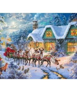 Calendario de Adviento 2023 Rompecabezas de Navidad,