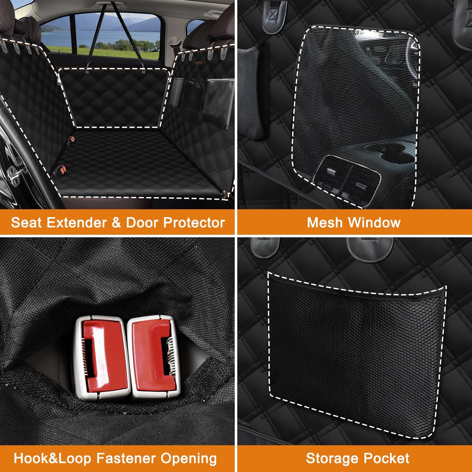 Extensor de Asiento Trasero para Perros Alfheim, Soporte - Imagen 4