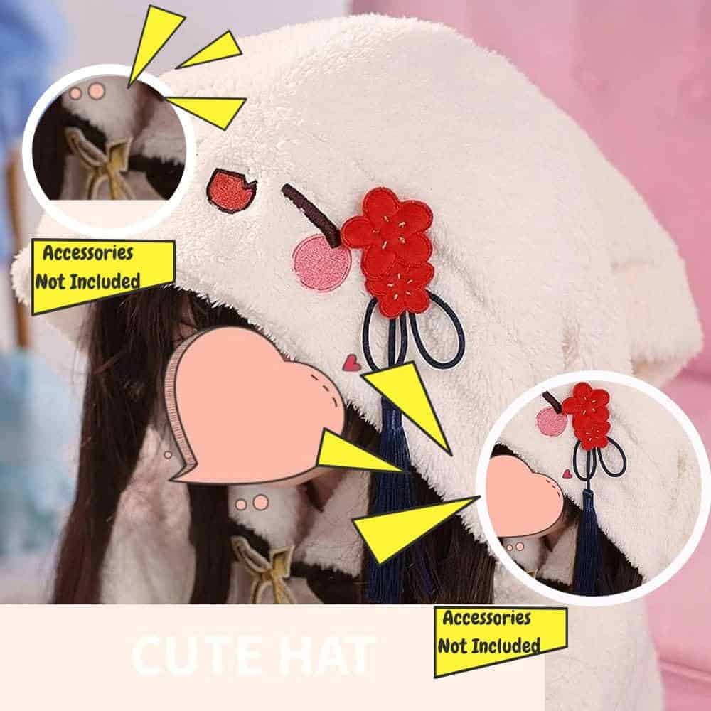 Manta Genshin Impact Hutao, Manta Esponjosa para Disfraz y - Imagen 7