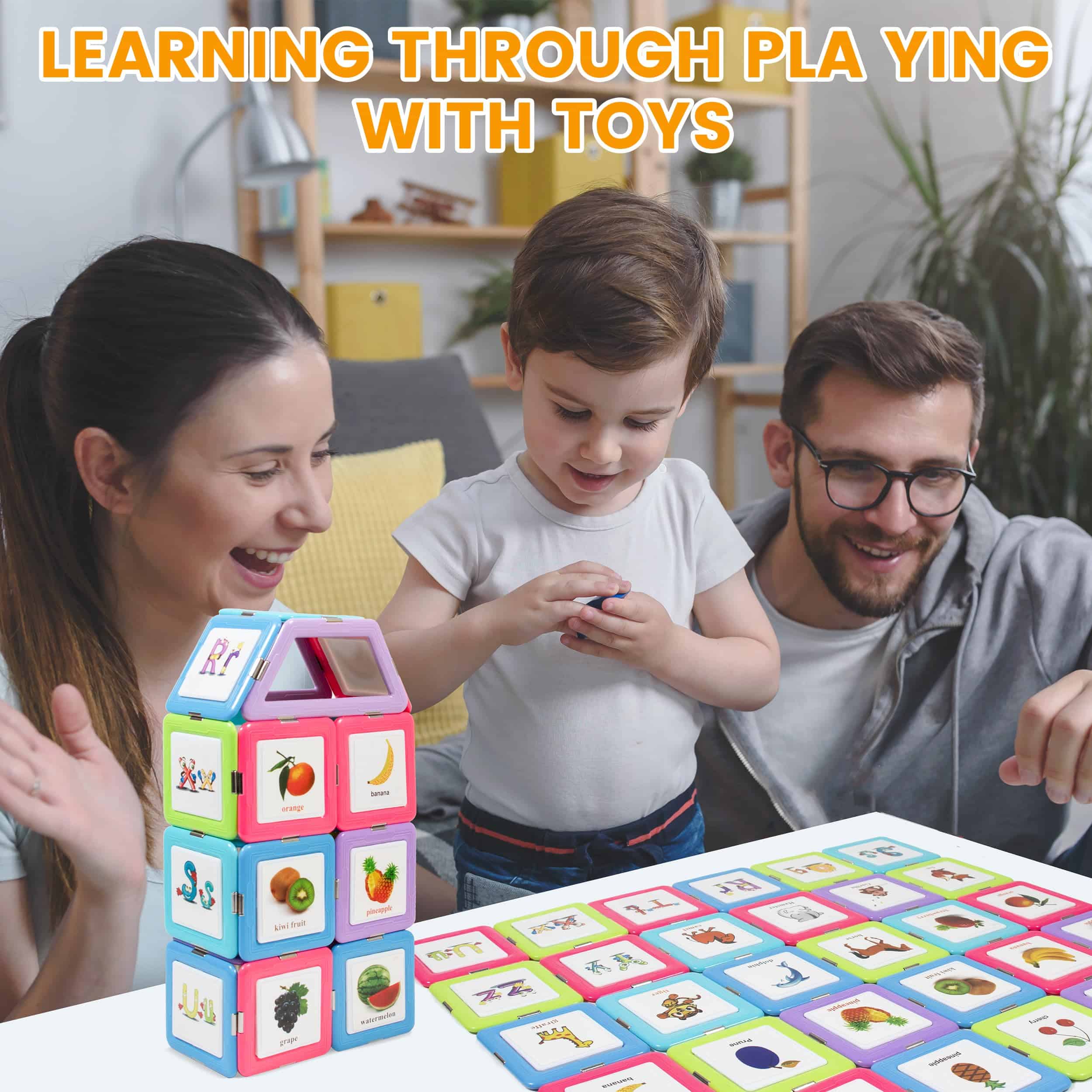 Bloques Magnéticos BigBear Cave de 146 piezas para niños - Imagen 7