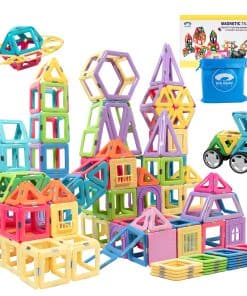 Bloques Magnéticos BigBear Cave de 146 piezas para niños