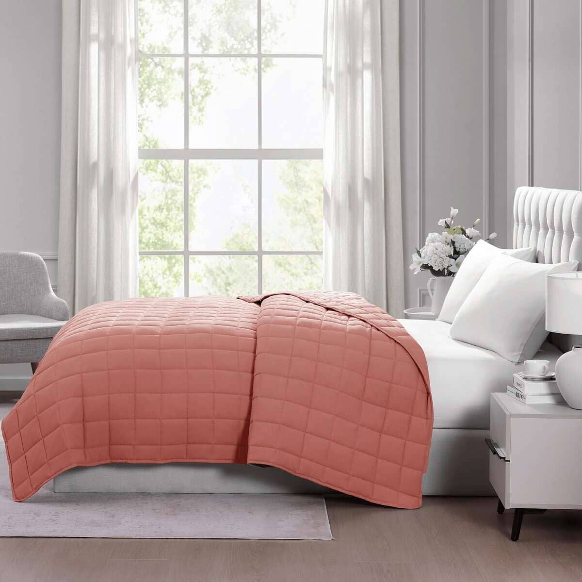 Casa Platino Manta de Tamaño King Pre-Lavada - Mantas - Imagen 9