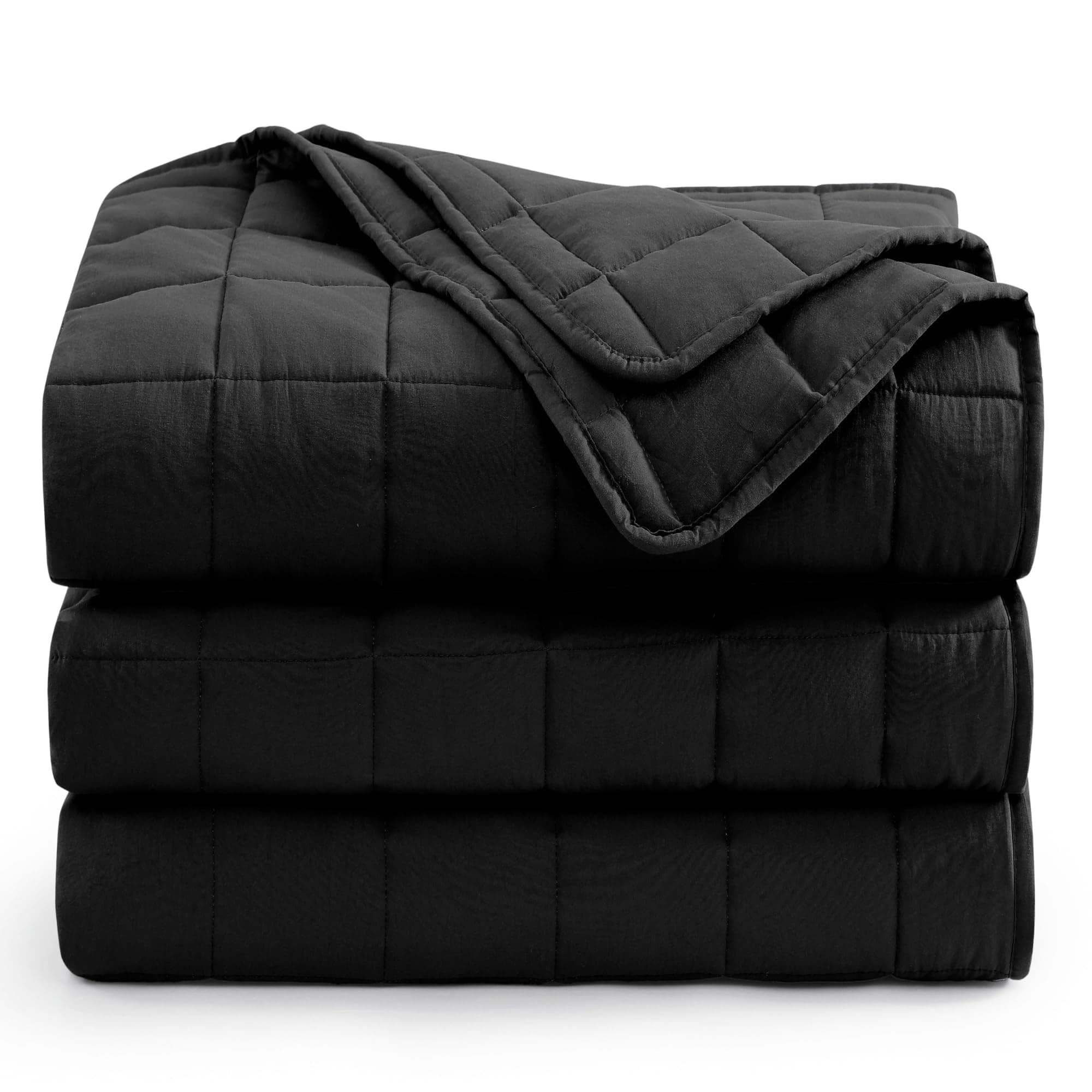 Manta Casa Platino Negra Tamaño Individual - Manta