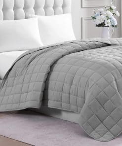 Manta Casa Platino Tamaño King - Manta Acolchada