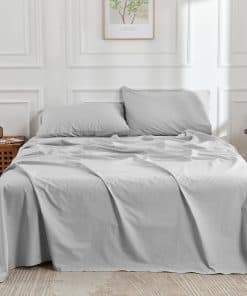 Juego de sábanas de algodón 100% de DOZ by SIJO, tejido